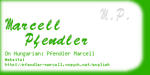 marcell pfendler business card